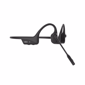SHOKZ OpenComm2 2025 juhtmevabad Bluetooth luujuhtivusega kõrvaklapid videokonverentsideks USB-C laadimispordiga, mürasummutava mikrofoniga, mustad