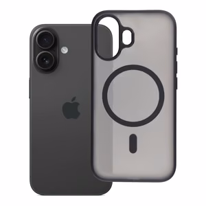 Чехол iPhone 16 Flexline Mag Cover, совместимый с MagSafe, черный