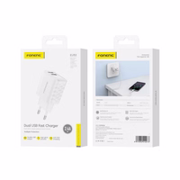 Laadija Foneng EU53 2.4A 2xUSB-A valge