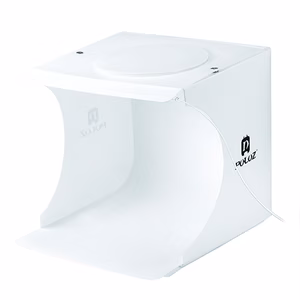 Photo box koos LED lightning, 24x23x22cm