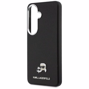 Karl Lagerfeld ümbris Saffiano KC Metal Logo MagSafe Samsung Galaxy S26 must