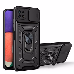 Defender Slide ümbris jaoks Samsung Galaxy A22 5G must