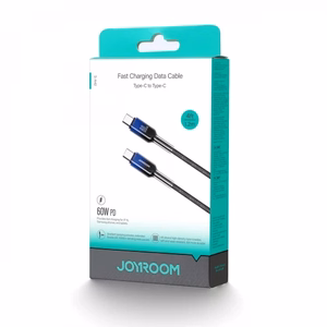 USB kaabel Joyroom S-A42 must Type-C / Type-C 120cm (kuni 60W)