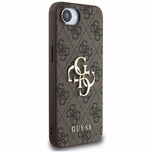 GUESS ümbris jaoks IPHONE 16e (SE 4 2025) GUHCPSE44GMGBR (4G PU Big Logo) brown
