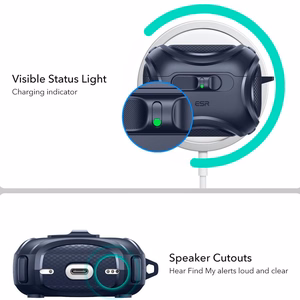 ESR Cyber ​​FlickLock MagSafe Ümbris jaoks AirPods Pro 3 - Navy sinine