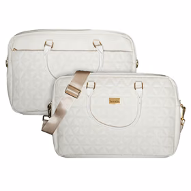 Wonder Briefcase Laptop 17 inches pico quilted beige
