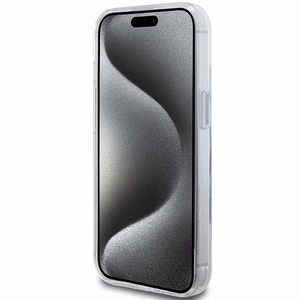 Karl Lagerfeld KLHMP15SHMRSCHH iPhone 15 6.1" valge/valge hardcase Ring Stand Choupette Head MagSafe