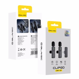 Blavec MK-01 ClipGo klambermikrofonid, 2 tk, USB-C (LMMK01-B) (värv: must)