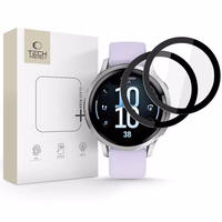 Tech-Protect Glass Flex+ 2-pack jaoks Garmin Venu 4 41mm - must