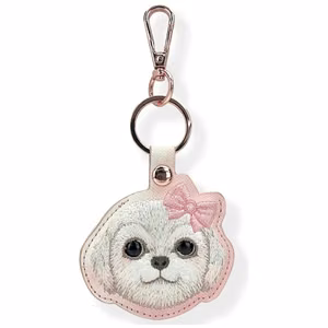 NIMMY ümbris jaoks tracker / keychain BIG EYED PET 2.0 Dog roosa
