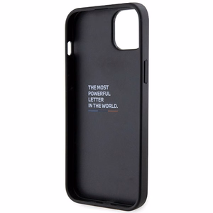 Чехол BMW Grip Stand Hot Stamp для iPhone 14 15 13 - чёрный