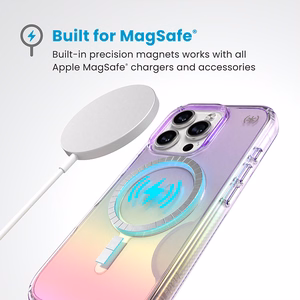 Speck Presidio2 Lux MagSafe - iPhone 16 Pro чехол (Amazing Purple / прозрачный)
