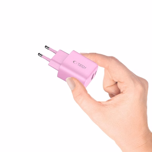 Tech-Protect NCA20 PD 20W QC3.0 USB-A / USB-C Wall Laadija - roosa