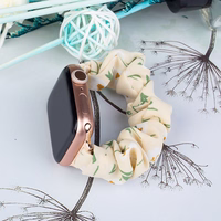 Kangast Apple Watchi rihm 42/44/45mm rihmaga käevõru elastne rihm - kollane