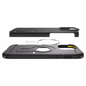 Spigen Tough Armor "T" MagSafe ümbris jaoks iPhone 16 Pro Max - must