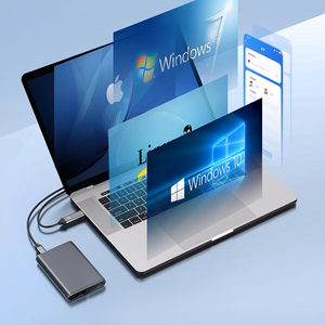 Orico AM2C3-2SN kahe kettaga korpus kahele M.2 SATA ja NVMe kettale, USB-C 3.2, 6/10 Gb/s, hall
