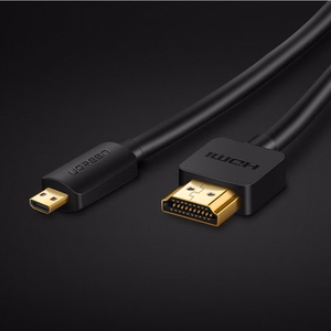 Ugreen HDMI - micro HDMI kaabel 19 pin 2.0v 4K 60Hz 30AWG 1.5m must (30102)