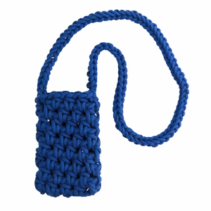 Knitted bag jaoks phone design 1 sinine