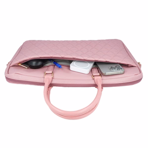 Wonder Briefcase Laptop 17 inches pico quilted pink