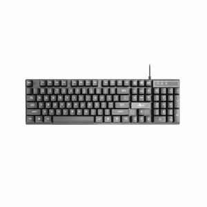 ART juhe klaviatuur USB A QWERTY koos light AK-49 must
