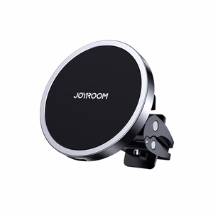 Joyroom Car Magnetic Hoidja Qi Juhtmevaba Inductive Laadija 15W (MagSafe Compatible jaoks iPhone) Must (JR-ZS240)