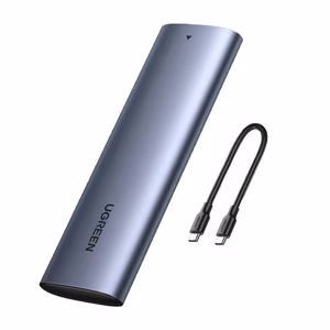 Ugreen M.2 SSD korpus USB 3.2 Gen 2 (SuperSpeed USB 10 Gbps) + USB Type-C kaabel 0,5m hall (CM400 10902)