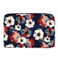 Wonder Sleeve Laptop 13-14 inches sinine and camellias