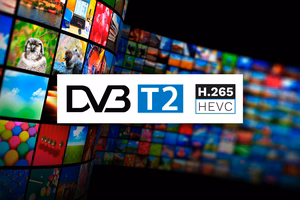 Mini DVB-T2 HEVC H.265 tuuner HDMI-pistikuga