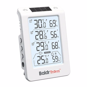 BALDRTHERM B0598 3-kanaliline termohügromeeter automaatse taustvalgustusega