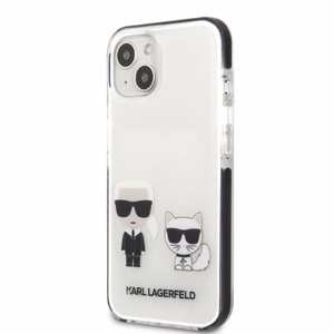 Karl Lagerfeld KLHCP13STPEKCW iPhone 13 mini 5.4" hardcase valge/valge Karl&Choupette