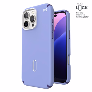 Speck Presidio2 Pro MagSafe'i ja ClickLocki toega ümbris iPhone 16 Pro Maxile, Future Lavender/Cassis Purple