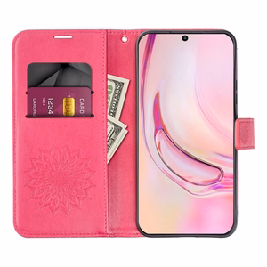 MEZZO Book ümbris jaoks IPHONE 15 mandala magenta