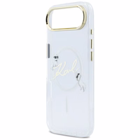 Karl Lagerfeld IML Choupettes Karl Script Logo MagSafe iPhone Air Ümbris - Clear