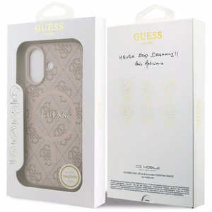 Guess 4G Ring Classic Logo MagSafe Ümbris jaoks iPhone 17 - Roosa
