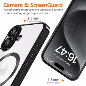 Tech-Protect MagFlex MagSafe iPhone 16 Ümbris - Must