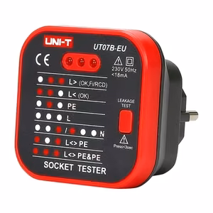 UNI-T UT07B-EU pistikupesa tester