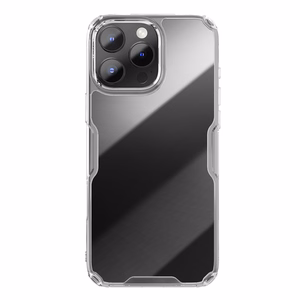 Чехол Nillkin Nature Pro для iPhone 16 Pro - прозрачный и белый