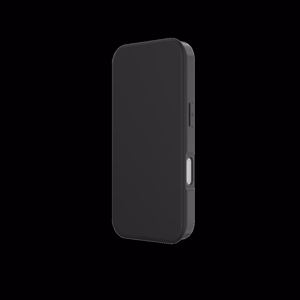 JUST MUST CHAMPION II MAGSAFE klapp-ümbris iPhone 17, must