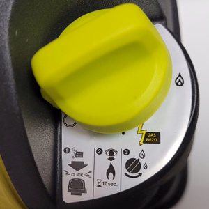 Meva OXYSTOP OLYMP gaasisoojendi gaasiballoonidele, 2 kW