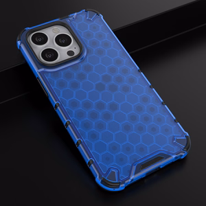 Honeycomb Case soomuskaitse TPU kaitsekattega iPhone 13 Pro sinine