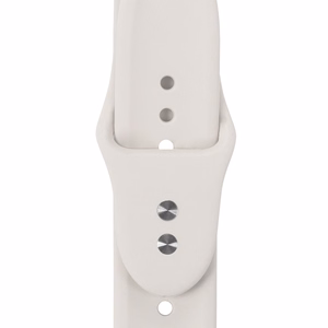Crong Liquid vedelast silikoonist rihm Apple Watchile 38/40/41/42 mm, kivibeež