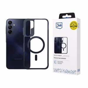 3mk Satin Armor MagCase jaoks Samsung Galaxy A15 5G - läbipaistev