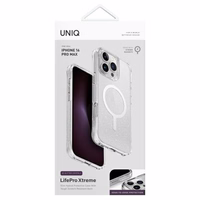 Uniq LifePro Xtreme Magclick Charging Ümbris jaoks iPhone 16 Pro Max - Clear