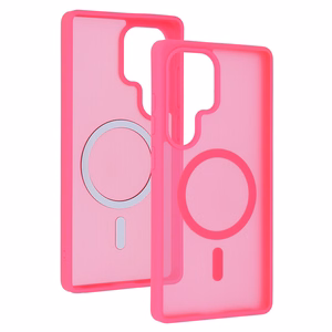 Tel Protect Aura Matte Magsafe чехол Samsung Galaxy S25 Ultra ярко-розовый