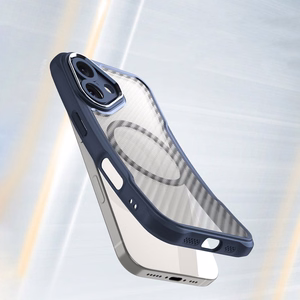 Leading Series MagSafe Silicone Ümbris jaoks iPhone 16 - Sinine