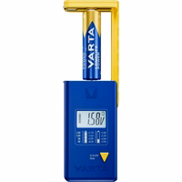 VARTA battery tester with digital display (AA, AAA, Type C, Type D, 9V, button) 893101111 sinine