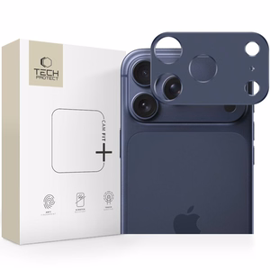 Защитная накладка на камеру Tech-Protect Camalloy Fit+ для iPhone 17 Pro Max (тёмно-синий)