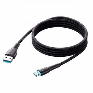 Joyroom Starry Series SA32-AC3 3A кабель USB-A USB-C 1м - чёрный