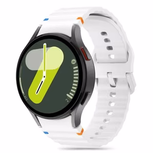 TECH-PROTECT SILICONE SPORT SAMSUNG GALAXY WATCH 4 / 5 / 5 PRO / 6 / 7 / FE VALGE
