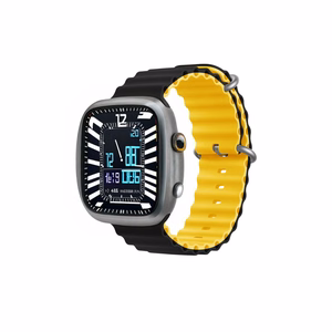 Devia Ремешок Deluxe Sport6 для Apple Watch 44 мм 45 мм 46 мм 49 мм чёрно-жёлтый